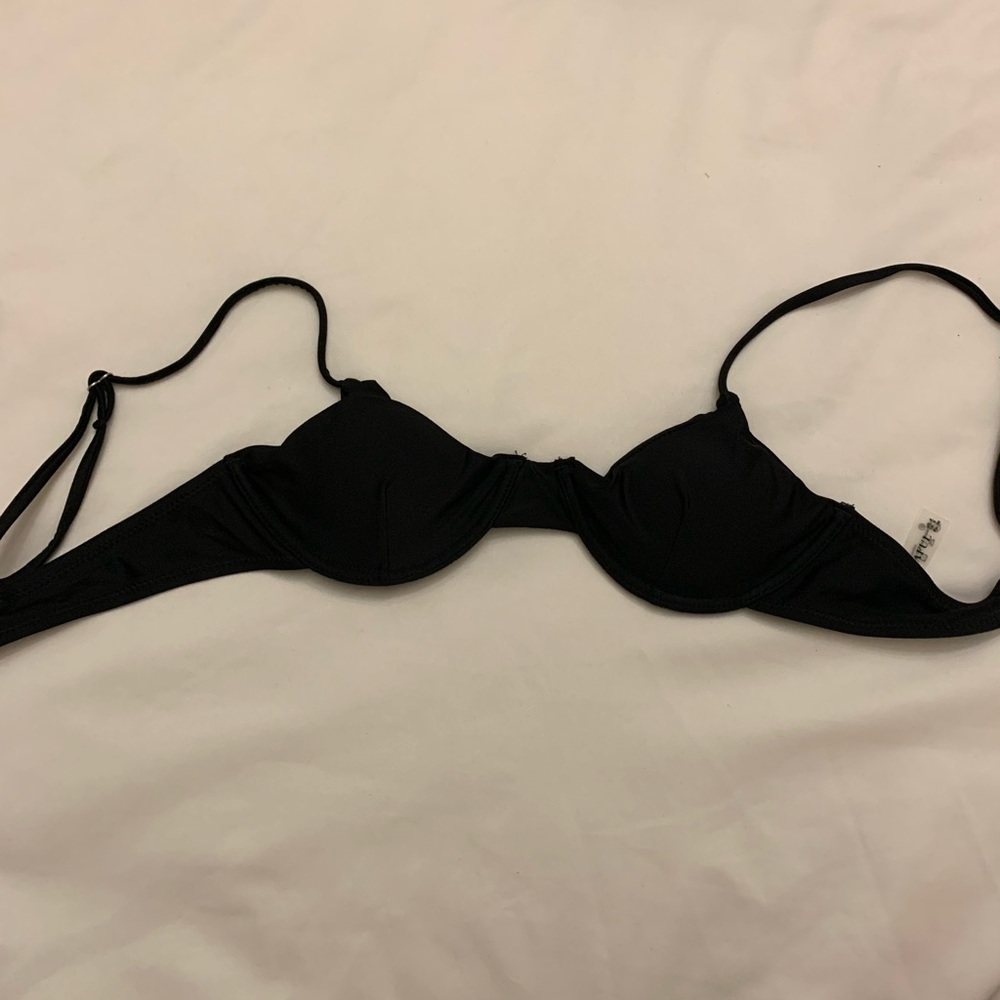 Super cute black bikini top